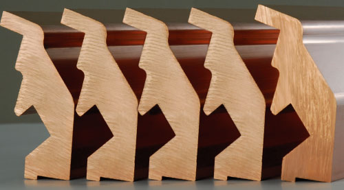 Copper profile production